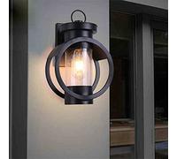 OZBME Outdoor Retro Wall Light Sconces Classical LED Lamp Waterproof Home Decorative for Porch Courtyard (Style A) (Style C)