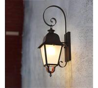 OZBME Outdoor Retro Wall Light Sconces Classical LED Lamp Waterproof Home Decorative for Porch Courtyard (Style A) (Style D)