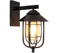 OZBME Outdoor Wall Lamp Industrial Wind Light Fixtures Antique Waterproof Sconces Garden Aisle Balcony Courtyard American Retro Lantern Decorative,Led Ceiling Pendant (OneColor)