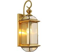 OZBME Outdoor Wall Light Porch Light, Lantern with Clear Glass Shade,Led Ceiling Pendant Lamp