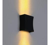 OZBME Outdoor Wall Sconce Modern Simple Square Patio Light Black Matte die-cast Aluminum IP65,Led Ceiling Pendant Lamp