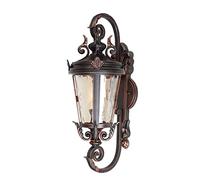 OZBME Porch & Patio Lights Victorian Style Waterproof Wall Lamp Traditional European Outside Lantern Outdoor Retro Sconce for Villa Garden Corridor Balcony Terrace Lighting Fixture (Size : ()