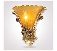 OZBME Sconces Wall Light Creative LED E14 Lamp Holder Retro Glass Resin s Perfect not Included Bulb110V-240V den Indoor