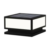 OZBME Solar Column Lights Outdoor Post Lamp Vintage Pillar Mount Yard Fence Lighthouse Square Wall Waterproof Decorative Lighting For Fence, Patio, Path (A 50 cm)