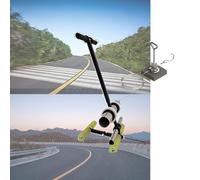 OZBME Tape Marking Machine Hand-Push,Manual Floor Applicator, School Basketball Court Business District Cordon for Line Marking/Spray Painting,with Drawing Circle Kit