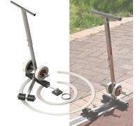 OZBME Tape Marking Machine Hand-Push Sticking Lane Applicator with Rubber Roller Manual Floor