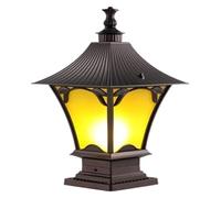 OZBME Wall Lamp Classical Outdoor Column Headlights, Villa Garden Lights Waterproof Headlights Door Post Home Landscape