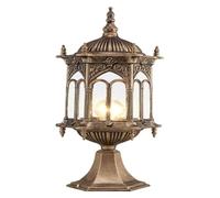 OZBME Wall Lamp E27 Retro Industrial Column Lamp, Outdoor Landscape Post Gate Waterproof Courtyard Pillar Caplights Home Garden Headlight