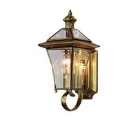 OZBME Wall Lamp,European Retro Barn Balcony Garden Exterior All Copper Lamp House Outdoor Hanging Light Waterproof Villa Dining Room Cellar Lighting American Country
