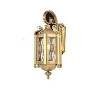 OZBME Wall Lamp Gold All Copper Glass Lantern Living Room Lights Outdoor Lighting Fixtures E27 Factory Direct Sales Price Victoria Sconce American Aisle