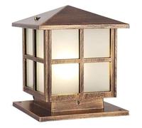 OZBME Wall Lamp Outdoor Waterproof Lamp, European Style Post Landscape Garden