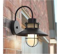 OZBME Wall Light Modern Outdoor Light, Exterior Fixtures,Black Aluminum with Glass Lighting IP65 Waterproof,Led Ceiling Pendant Lamp