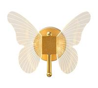 OZBME Wall Lights,Modern Butterfly LED Indoor Mounted Lighting Sconces Nordic Bedroom Bedside Lights Direct Wired Electric for Living Room