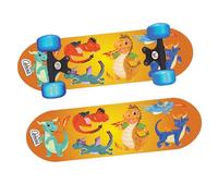 OzBozz DRAGONS SKATEBOARD WITH FLASHING WHEELS - 17 INCH DECK - Dramatic Graphics - Wheels Light Up When Moving, Assorted Designs and Colours