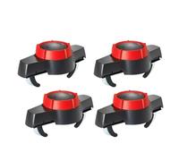 OZCCH 4-Pack Universal Roof Box Mounting Clips - Premium Adjustable Locking Buckles for Luggage Bags & Cargo Carriers | Quick-Release Roof Rack Accessories