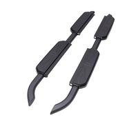 OZCCH Union Jack Side Steps for New Defender 110 90 130 2020+ | British Flag Design Running Boards | Black Aluminum Alloy Pedals | Direct Bolt-On Installation(110 130 Bright Black)