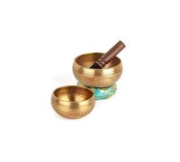 OZCHIN Tibetan Singing Bowls 2-Pack Set 100% Hand-hammered in Nepal