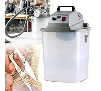 OzcNykt Brushless High Speed Thread Trimmer Machine,450W Stepless Speed Control Suction Thread Cutter,30L Bucket, for Jeans T-shirt Knitwear Garment Factory Finishing