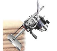 OzcNykt Electric Leather and Fabric Cutting Machine, Includes LED Light, Vertical Straight Knife Design for Thick Materials, Garments and Leather 8inches