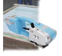 OzcNykt Electric Welding Strapping Machine Straps 3000mAh Battery Automatic Belt Packing Banding Machine for PP/PET Automatic Hot Melting Strapping Banding Tool SingleBattery