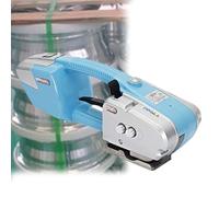 OzcNykt Electric Welding Strapping Machine Straps,Automatic Strapping Tool, with 2800N Max Tension, 3000mAh Battery, for Wood, Cartons, Textiles, and Plastic Pipes DualBattery