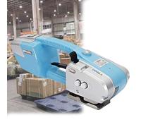 OzcNykt Hand Held Automatic Strapping Machine,Battery Powered for PP/PET Bands, Hot Melting Technology for Secure Packaging, for Industrial and Commercial Use SingleBattery