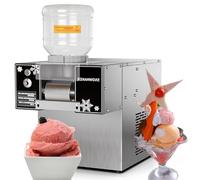 OzcNykt Snowflake Ice Machine, Snowflake Ice Machine Commercial, Stainless Steel Ice Shaver Machine, Speed Adjustable, Ice Cream Equipment Dessert Shop Equipment 120KG
