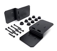 Ozco 51710 Ironwood 8-inch Post to Beam Connector, Black Powder Coating, Wood Screws (2 per Pack)