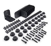 OZCO 51718 Ironwood 4-inch Rafter Clips, (10 per Pack), Black