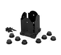 Ozco Building Products 56607 Laredo Sunset 4x4 Post Base Kit, (1 per Pack), Black