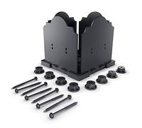 Ozco Building Products 56609 Laredo Sunset 8x8 Post Base Kit, (1 per Pack), Black