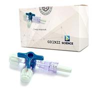 OZCZKZZ Luer Stopcocks 3-Way,Luer Connections,Sterile Individual Package,10Pcs