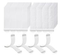 OZDEMIR Command Picture Hanging Strips, Medium/Large Heavy Duty Frame Hanging Strips - 24 Pairs (48 Strips), No Nails Command Strips, Damage Free Wall Hanging strips (19 * 92mm)