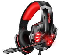 Ozeino Gaming Headset 3D Surround Sound Noise Cancelling Headphones with LED Light