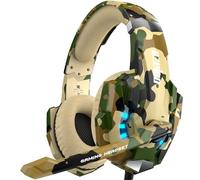 Ozeino Gaming Headset for PC PS4 PS5 3D Surround Sound Headset with Microphone Gaming Headphones with Cable and LED Light