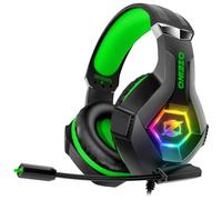 Ozeino Gaming Headset, 3D Sound Effects, Noise Eduction Microphone, Gaming Headphone for Ps4, Ps5, Xbox One, PC, Switch