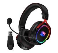Ozeino OW310 Wireless Gaming Headset 2.4 GHz Connection 7.1 Black and Red