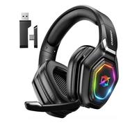 Ozeino Wireless Gaming Headset, Compatible with PC Ps5 Ps4 Boasts