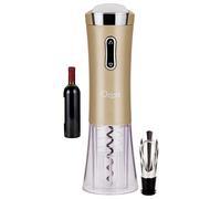 Ozeri Nouveaux II Electric Wine Opener with Foil Cutter, Wine Pourer and Stopper