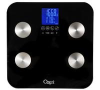Ozeri Touch (440 lbs / 200 kg) Total Body Bath Scale - Measures Weight, Fat, Muscle, Bone & Hydration with Auto Recognition and Infant Tare Technology
