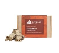 Ozerlat Real Tahin Helva - Coffee - Halva Luxury Gourmet Artisan Dessert Sweets, Premium Quality Natural Ingredients, Vegan, Gluten Free (300g)