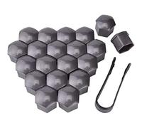 OZFRVXUG Car Wheel Nut Caps for VW ID.3 2016-2024, Dustproof Durable Car bolt heads Protective Caps Tire Nut Covers Decorate Accessories,BGrey-19mm