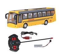Ozgkee Remote Control Bus Toy, High Simulation All Directions Driving Rechargeable RC School Bus for Children(Yellow)