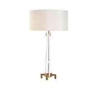 OZGSWJ Postmodern Crystal Fabric Desk Lamp Creative Designer Bedroom Bedside Study Desk Light Living Room Sofa Side Counter Table Lamp Villa Club Hotel Coffee Shop Restaurant Lighting Fixture