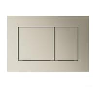 OZHDAOZ Concealed flush panel Invisible working, 1Pc Chrome Finish Double Flush Panel Button And Frame Suitable For TECE Dual Plate For Models 9240401, 9240407, 924041(Brushed nickel (9240418))