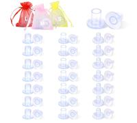 OZIO 21 Pcs Heel Protectors for Grass | 3 Sizes | Clear
