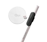 Ozio Magnetic Pen Holder, Refrigerator Pen Holder, Pencil Holder Clip with Magnet, Desk Gadgets, Office Accessories, Black