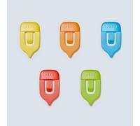 Ozio Rigo - Set of 5 Easy Reading Design Bookmark, Practical and Versatile, Suitable for All Books, Notebooks, Planners, Multicolored Packaging, Perfect as a Gift Idea for Every Reader
