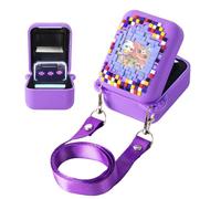 Oziral Silicone Protective Case for Bitzee Digital Pet Anti-Fall Protective Cases with Lanyards for Bitzees Digital Pet Interactive Animal Protective Cases for Bitzees Waterproof purple