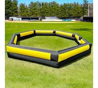 OZIS Gaga Ball Pit Inflatable 20FT with Built-in Blower, Portable Gaga Pit for Indoor Outdoor School Family Activities Easy to Setup
